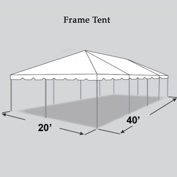 20x40 Frame Tent