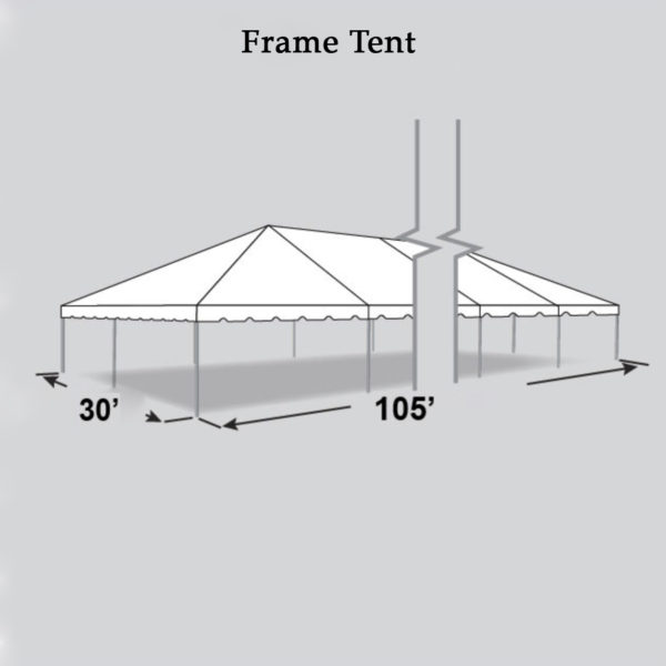 30x105 Frame Tent