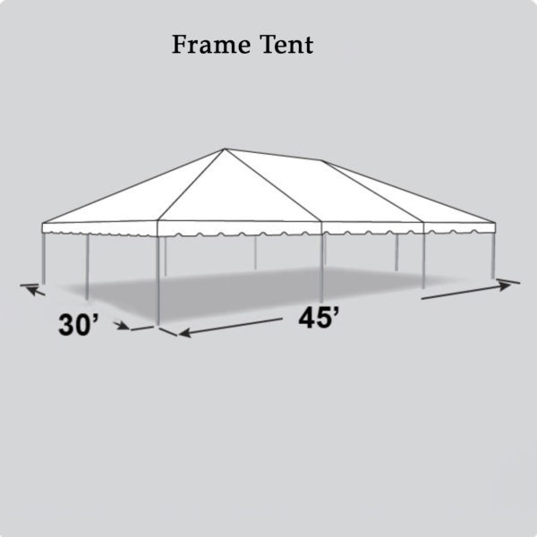 30x45 Frame Tent