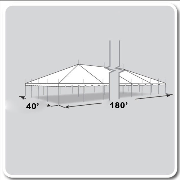 40x180 Pole Tent