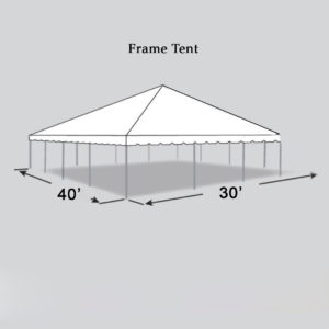 40x30 Frame Tent