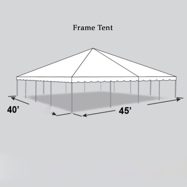 40x45 Frame Tent