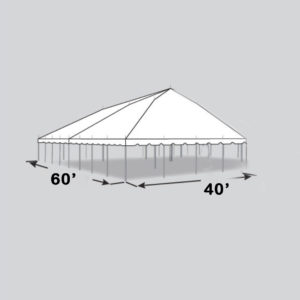 60x40 Pole Tent