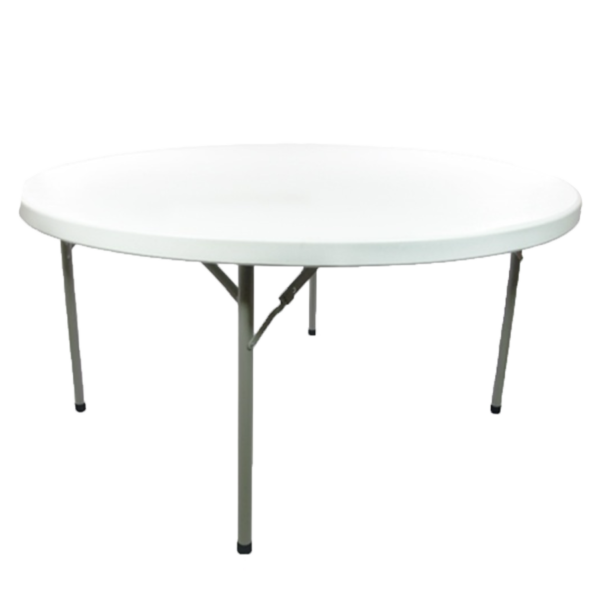 6 ft Round Plastic Table