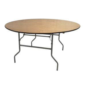 6 ft Round Wood Table