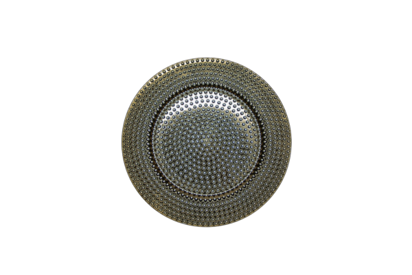 Gold Hammered Charger Plate