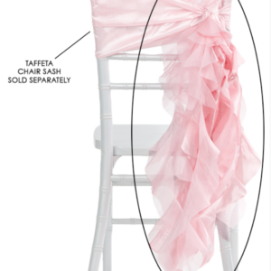 Pink Curly Willow Chair Sash
