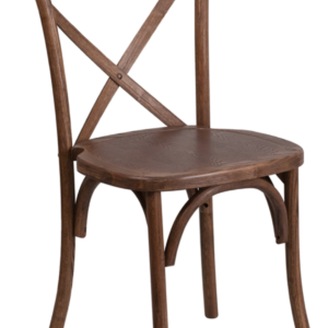 Wood Cross Back Chair
