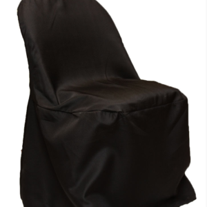 Black Folding Chair Cover