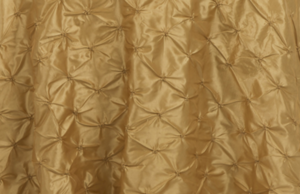 Gold Pinchwheel Linen