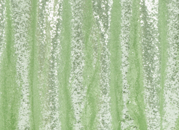 Mint Green Sequin Linen
