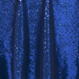 Royal Blue Sequin Linen