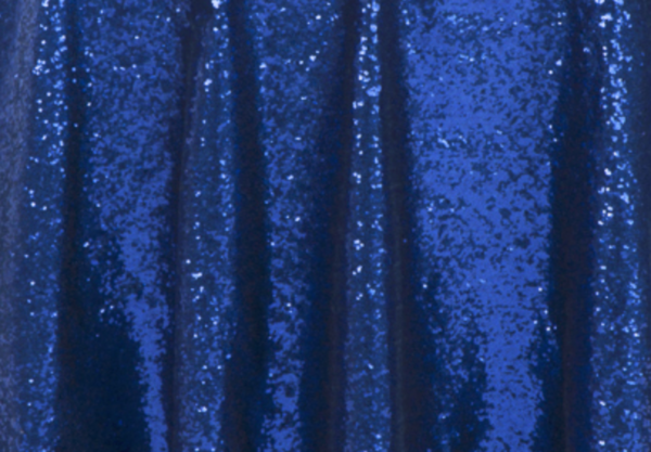 Royal Blue Sequin Linen