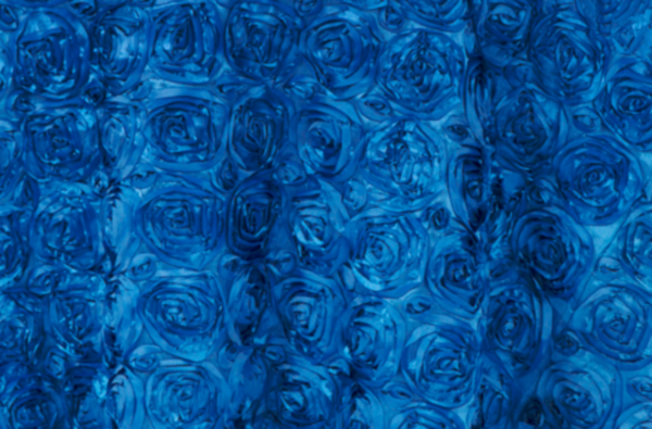 Royal Blue Rosette Linen