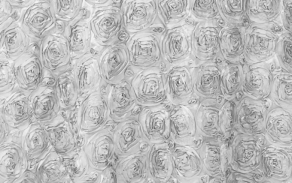 Silver Rosette Linen