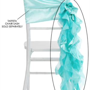 Turquoise Curly Willow Chair Sash