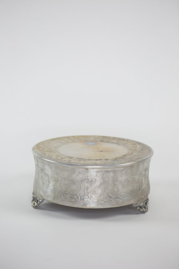 14 Inch Silver Cake Stand