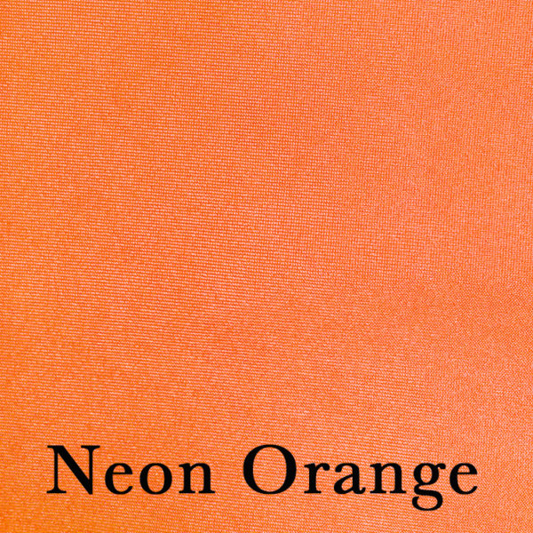 Neon Orange Spandex Linen