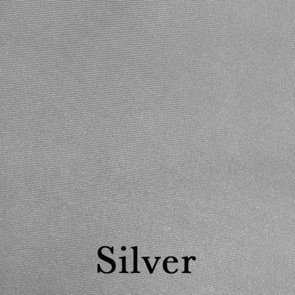 Silver Spandex Linen